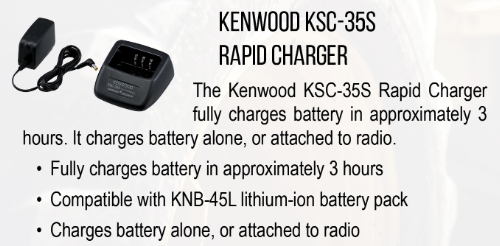 Kenwood KSC-35S Rapid Charger